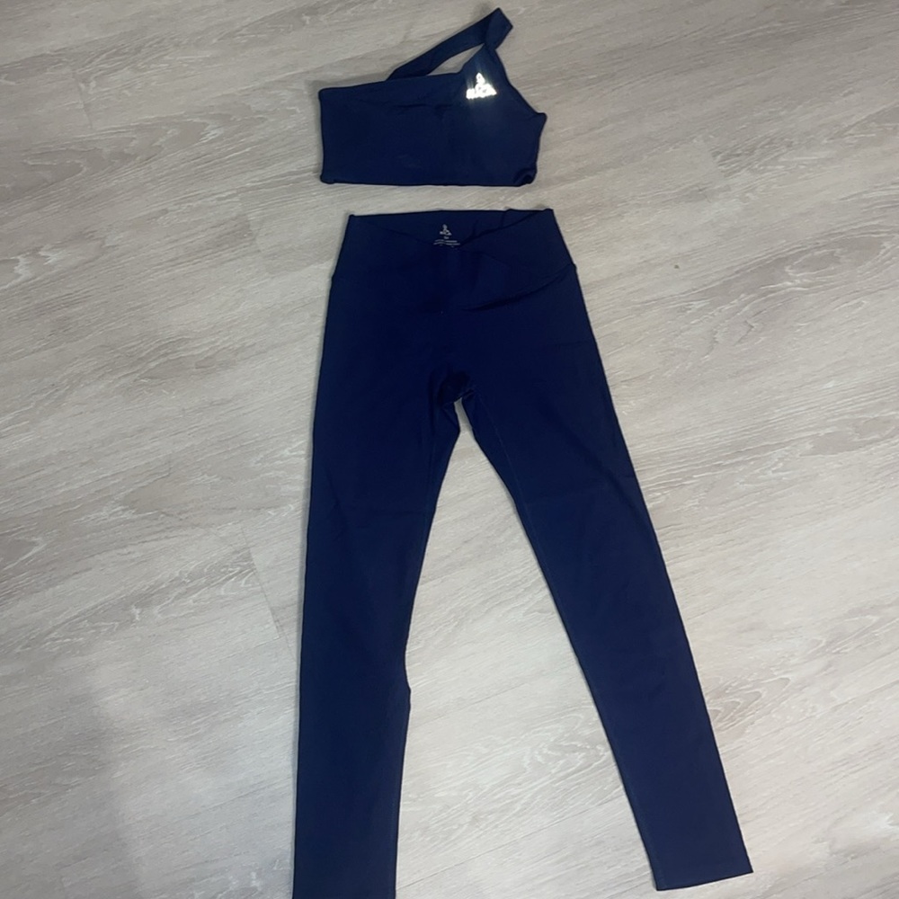 cute nylon spandex set top and legging are selling together Great quality